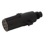 plug 7-pole, 24V, ISO1185,screw contact, grommet for cable diameter 10-12mm