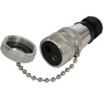 Coupler 2-pole, 6-42V, with screw cap, PG gland, for cable diameter 6-10mm