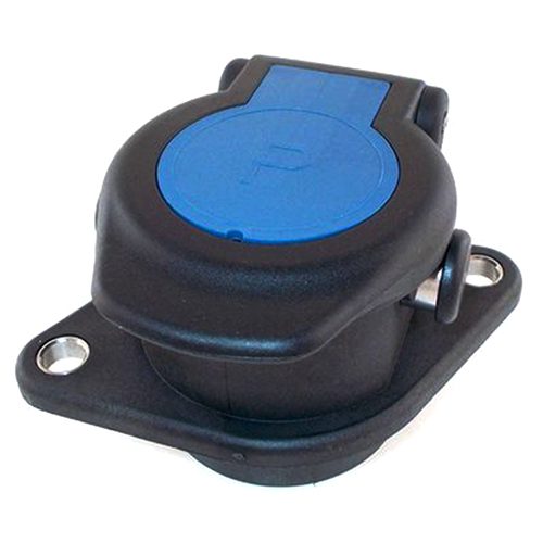 parking socket for plug 24V, ISO 12098/ISO 7638, 7-/13-/15-pole, with reinforcement bushings