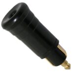 Plug, 2-pole, screw contact, without cable protection grommet