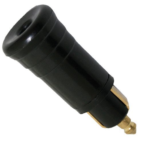 Plug, 2-pole, screw contact, without cable protection grommet