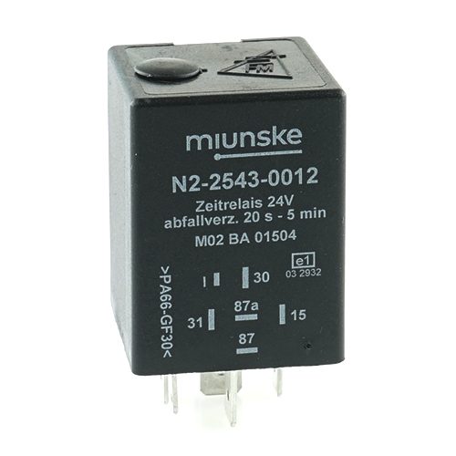Switch-off Delayed Timer Relay 24V, 20s...5min, adjustable, dry contact, retriggerable