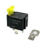 Mini Relay 12V, 30A, normally open, with automotive blade fuse 20A