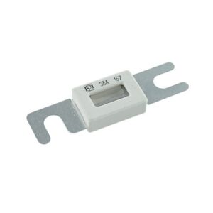 Strip Fuse 60mm, 35A, M8, with ceramic housing