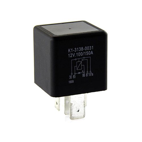 Power-Relay 12V, 100/150A, changeover contact, with diode, sealed