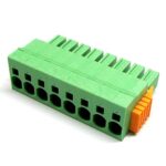Printed Circuit Board Connector – SPC 5/ 8-STCL-7,62, 8-pole, 8-positions, push-in spring connection, color green