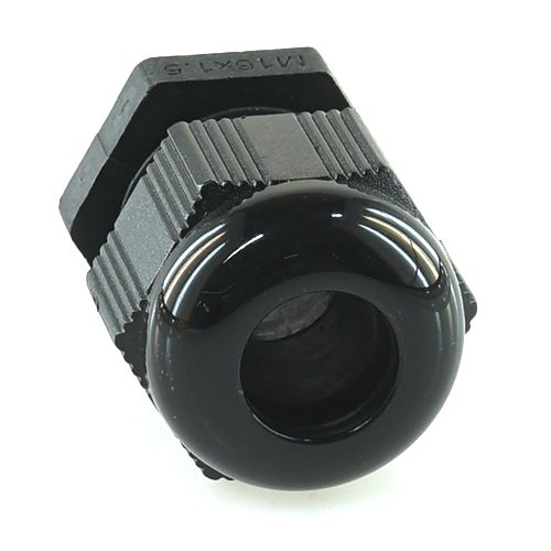 cable gland, M16, Ø5-10mm, black