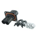 high current plug, 2-pole, male contact side,  IP6K9K