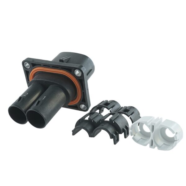 high current plug, 2-pole, male contact side,  IP6K9K