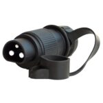 plug 3-pole, 6-24V, crimp contact, screw cap for cable diameter 7.00-9.00 mm