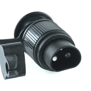 plug 3-pole, 6-24V, crimp contact, protective cap, for cable gland PG11