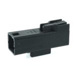 Power Connector, male holder, 1way, black