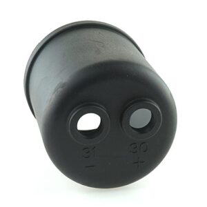 Protective cap for 2-pole sockets