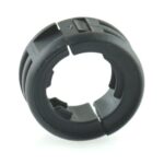 Reducer for corrugated tube outlet NW13 to NW7.5, black