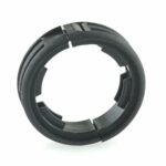 Reducer for corrugated tube outlet NW23 to NW17, black