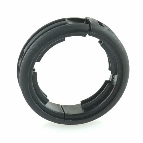 Reducer for corrugated tube outlet NW29 to NW22, black