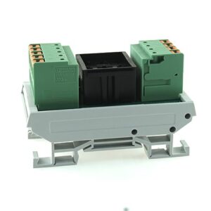 Mini Relay Socket, 9-pole, for top-hat rail, spring-clamp connection