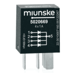 diode combination micro, 4-fold, 1A, 400V, common cathode