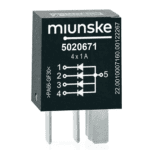 diode combination micro, 4-fold, 1A, 400V, common anode