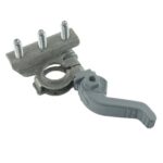 Battery Clamp “-“, QUICK LOCK, snap closing right, 3 x bolts M6