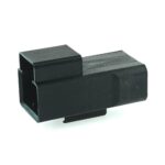 Power Connector, male holder, 2way, black