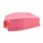 cover for battery clamp, cable entry 17mm, red