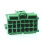 junior power timer housing, 21-pole (3×7), green