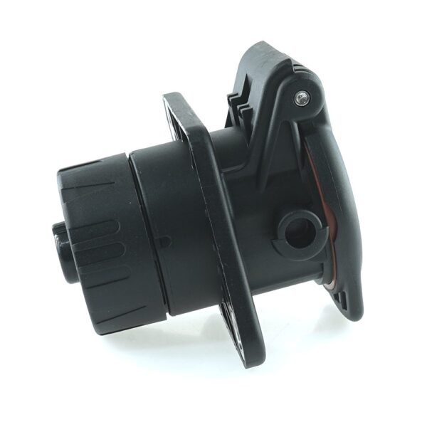 ABS/EBS/ADR, socket 24V, 7-pole, crimp contact, corrugated tube cap for NW13