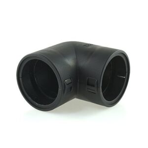 Hinged Conduit Joiner elbow 90°, NW36-36, black
