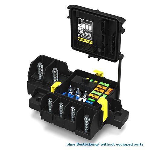 Power Distribution Unit MEC 25, 12V, 3x MidiVal, 6x MiniVal, 5x MaxiCompact