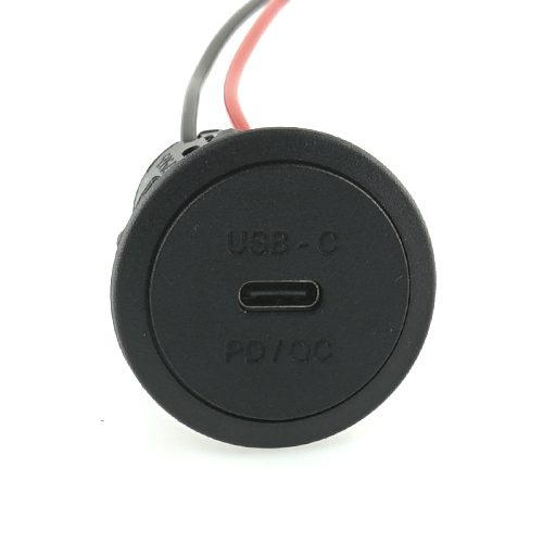 Power USB-C built-in socket PD/QC/PPS 12/24V