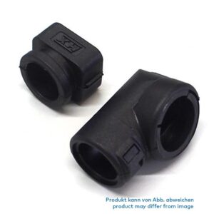 Connector to Conduit, KOSTAL, elbow 90°, NW 7.5, 2way, CI08-90-K2C