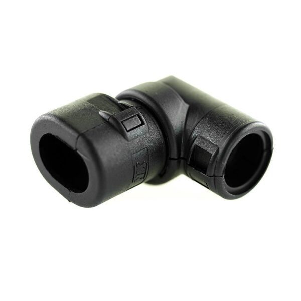 Hinged AMP Junior Timer Connector to Conduit, elbow 90°, NW 10, 2way, CI12-90-AM2