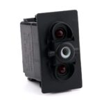 on-off Switch 12V/20A, for Contura II,III,IV,V, LED 1 red, LED 2 red