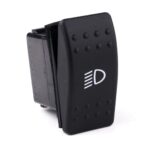 on-off Double Switch, 24V/15A, Contura II, without lamp/LED, no lens, symbol “dipped beam”, with panel seal