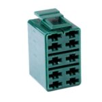 Connector Housing, 10-pole, green