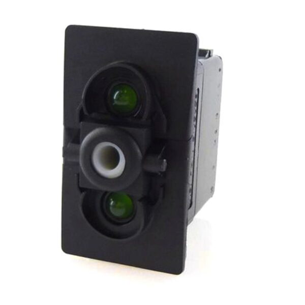 on-on Double Switch, 12V/20A, for Contura II,III,IV,V, LED 1 superbright green, LED 2 superbright green