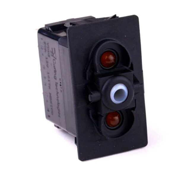 on-on Double Switch, 12V/20A, for Contura II,III,IV,V, LED 1 amber, LED 2Amber