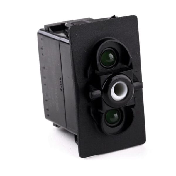 on-2xon-on Double Switch, 24V/15A, for Contura II,III,IV,V, LED 1 superbright green, LED 2 superbright green