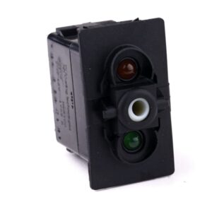 on>on Double Momentary Switch, 12V/20A, for Contura II,III,IV,V, LED 1 amber, LED 2 superbright green