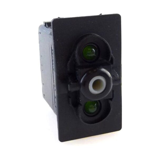 on-on Double Switch, 12V/20A, for Contura II,III,IV,V, LED 1 superbright green, LED 2 superbright green
