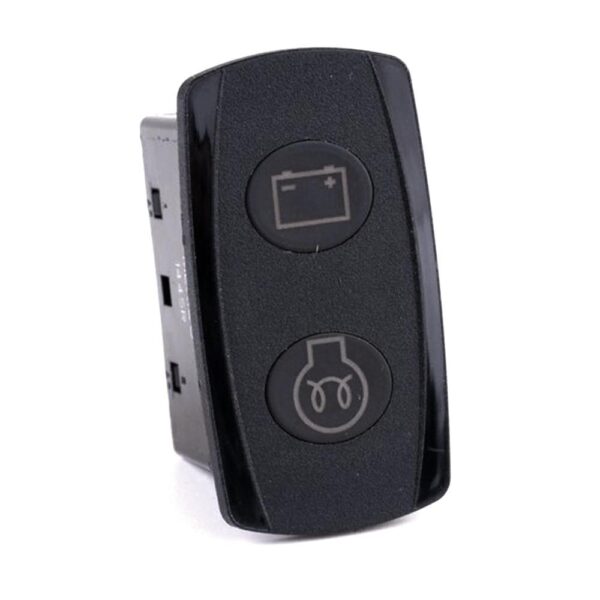 Illuminated Indicator 24V, Contura V, LED 1 red, LED 2Amber, symbol "battery/preheat"