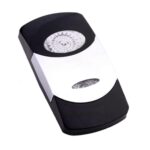 Actuator Contura VI, black, bright chrome plated, low insert, oval lens and bar lens clear, without symbol