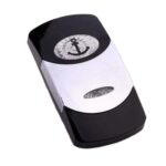 Actuator Contura VI, black, bright chrome plated, low insert, oval lens and bar lens clear, symbol “anchor”