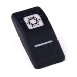 Actuator Contura II, black, square lens and bar lens white, symbol “A/C”