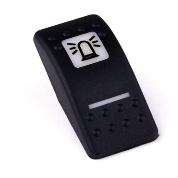 Actuator Contura II, black, square lens and bar lens white, symbol "rotary beacon"