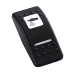 Actuator Contura II, black, square lens and bar lens white, symbol “depth sounder”