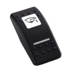 Actuator Contura II, black, square lens and bar lens white, symbol “bilge pump 1”