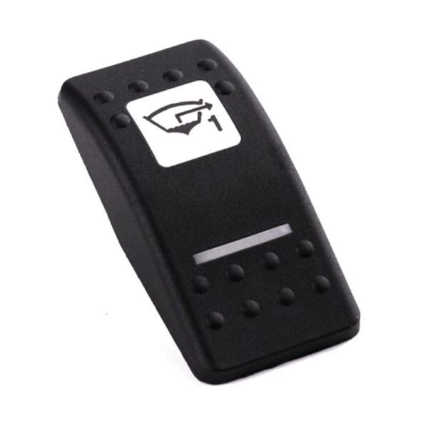 Actuator Contura II, black, square lens and bar lens white, symbol "bilge pump 1"
