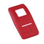 Actuator Contura II, red, square lens and bar lens white, without symbol